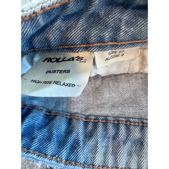 ROLLA'S Dusters High Rise Relaxed Shorts Blue Size 27 Rollas Revolve Aussie 9 - Picture 5 of 5